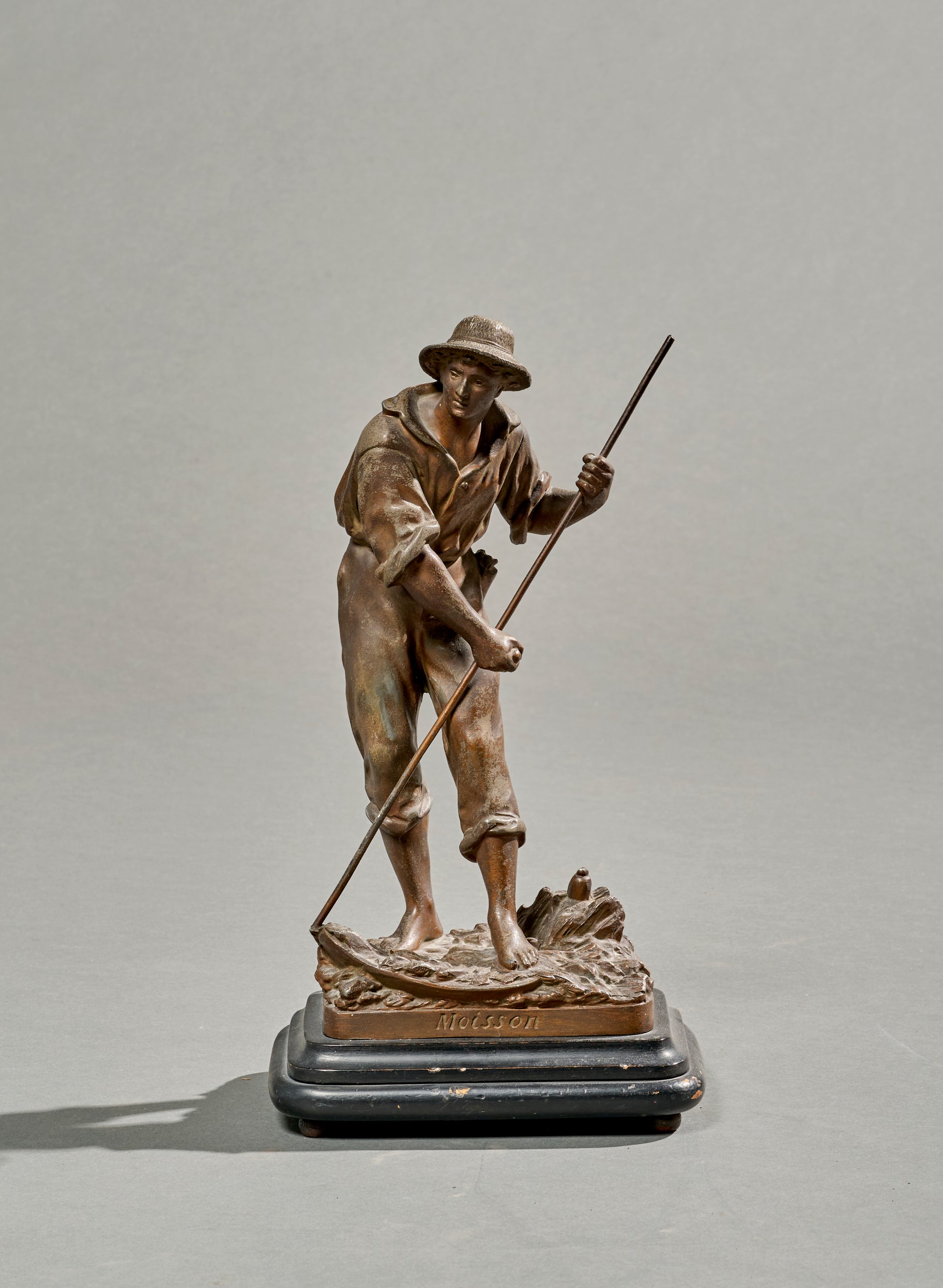 RANCOULET Ernest (1842 - 1918). Sculpture en régule.