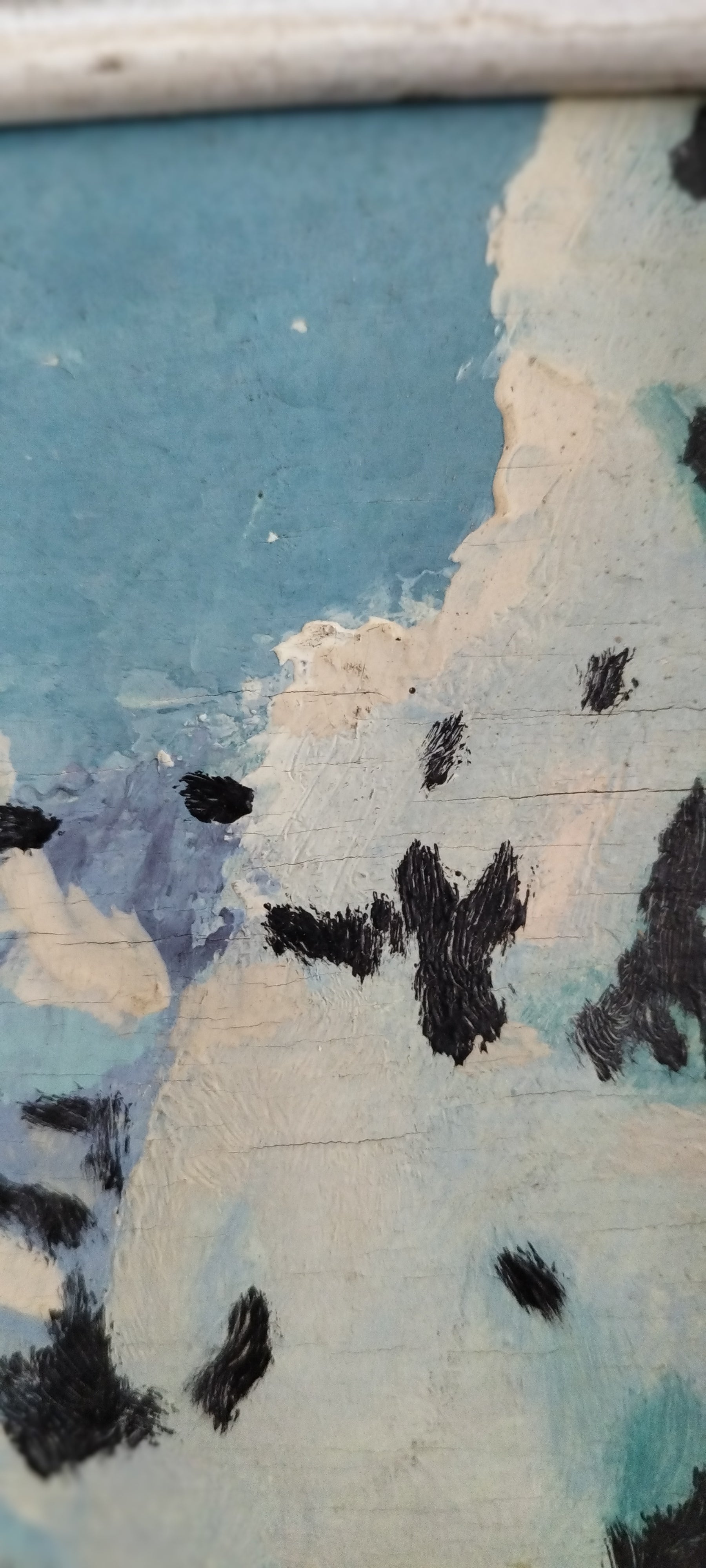 École polonaise du XXe siècle Forêt enneigée (1945) - 30x24,5 cm