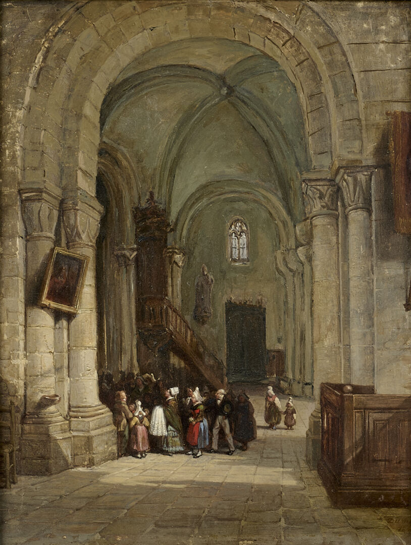 Edme DUMÉE (Tanlay 1792 - Rouen 1861) - Le Baptême